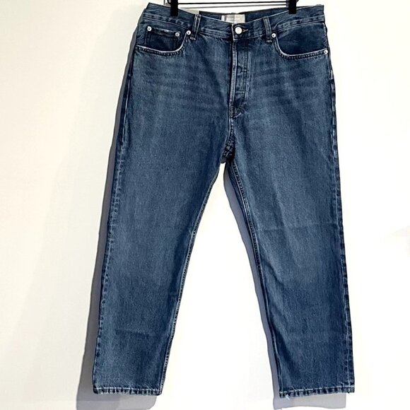 NWT Everlane The Relaxed Straight Jean in Indigo Blue - Size 30 - Picture 1 of 7